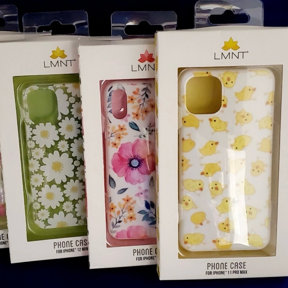 Floral and Chick Phone Case Set